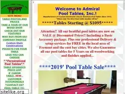 Sites similar to mrpooltable.com