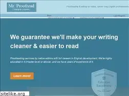 Sites similar to mrproofread.com