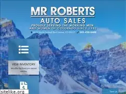 Sites similar to mrrobertsautosalesinc.com