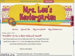 Sites similar to mrsleeskinderkids.blogspot.com