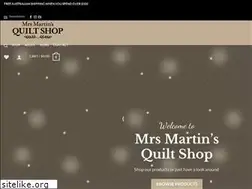Sites similar to mrsmartinsquiltshop.com