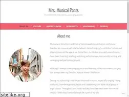Sites similar to mrsmusicalpants.com