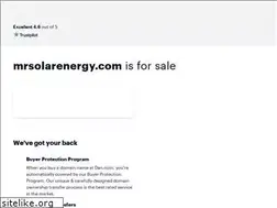Sites similar to mrsolarenergy.com