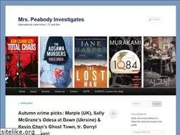 Sites similar to mrspeabodyinvestigates.wordpress.com