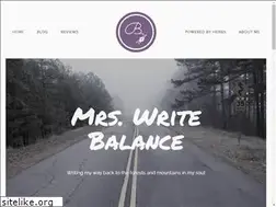 Sites similar to mrswritebalance.com