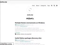 Sites similar to mrtn.me