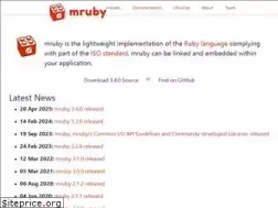 Sites similar to mruby.org