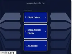 Sites similar to mruss-tickets.de