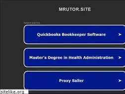 Sites similar to mrutor.site