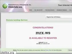 Sites similar to mrx.ws