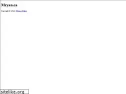 Sites similar to mryan.ca
