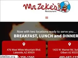 Sites similar to mrzekesrestaurant.com