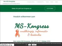 Sites similar to ms-kongress.de