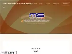 Sites similar to ms-unterstuetzung.de