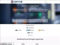 Sites similar to msaweb.se