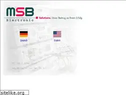 Sites similar to msb-electronic.com