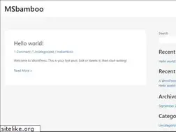 Sites similar to msbamboo.com