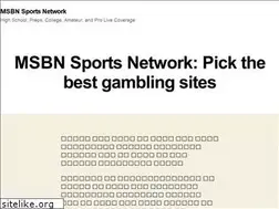 Sites similar to msbnsports.net