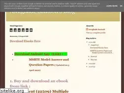 Sites similar to msbtequestionpapersandmodelanswers.blogspot.com
