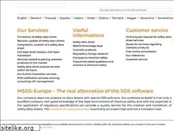 Sites similar to msds-europe.com
