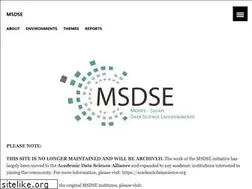 Sites similar to msdse.org
