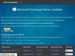 Sites similar to msexchangeupdates.com