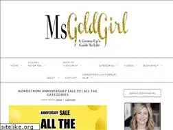 Sites similar to msgoldgirl.com