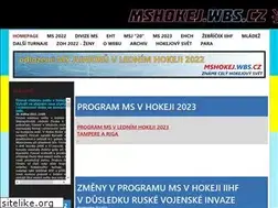 Sites similar to mshokej.wbs.cz