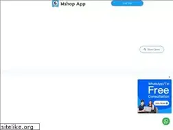 Sites similar to mshop-app.com