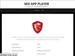 Sites similar to msiappplayer.com