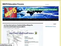 Sites similar to msit5.wordpress.com