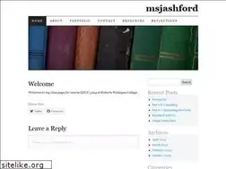Sites similar to msjashford.wordpress.com