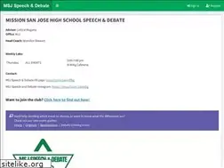 Sites similar to msjspeechanddebate.club