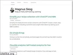 Sites similar to mskog.com