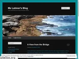Sites similar to mslatimer.wordpress.com