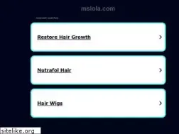 Sites similar to mslola.com