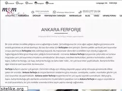 Sites similar to msmferforje.com.tr