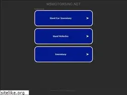 Sites similar to msmotorsinc.net