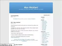 Sites similar to msnnickleri.wordpress.com