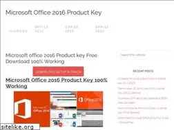 Sites similar to msoffice2016productkey.org