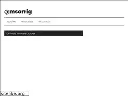Sites similar to msorrig.com