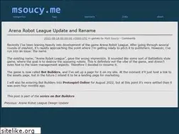 Sites similar to msoucy.me
