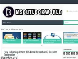 Sites similar to msoutlookworld.blogspot.com