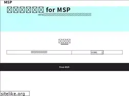 Sites similar to msp-tool.com