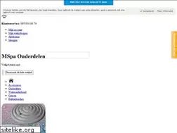 Sites similar to mspa-onderdelen.nl