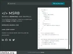 Sites similar to msrb.me