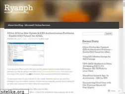 Sites similar to msryanph.wordpress.com