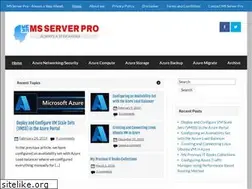 Sites similar to msserverpro.com