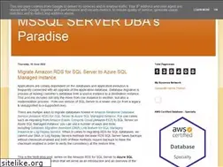 Sites similar to mssqllover.blogspot.com