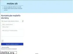 Sites similar to mstav.sk